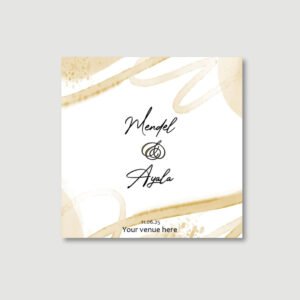 ABSTRACT SWIRL Bentchers for Wedding/Sheva Brachot