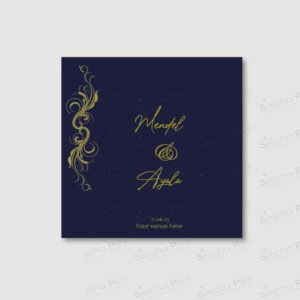 GOLD SWIRL Benchers for Wedding/Sheva Brachot