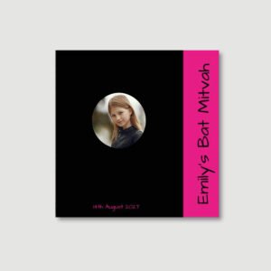NOTEBOOK STYLE Hebrew/English Bencher for Bat Mitzvah